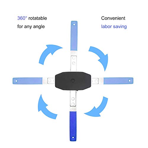 CPROSP Car Ratchet Brake Piston Wrench Spreader Caliper Pad Install Tool Portable 360 Degree Swing Press Car for Repair Ratcheting Tool Wrench