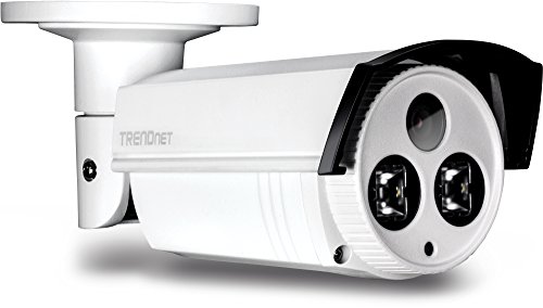 TRENDnet Indoor/Outdoor (TV-IP312PI) Bullet Style, PoE IP Camera with 3 Megapixel 1080p Full HD Resolution, Digital WDR, IP66 Weather Rated Housing,  Advanced  164 feet night vision, ideal for monitoring your home/business remotely, Secu, Free App for Android, and IOS, ONVIF, IPv6 Compliant