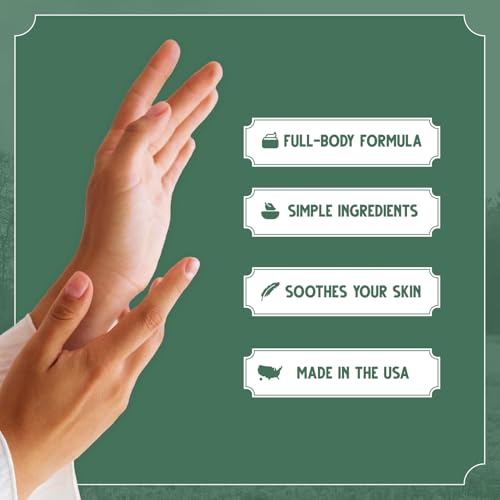 Bag Balm Vermont's Original Skin Moisturizer - Full Body Hydrating Skin Care: Dry Hands, Lips, Face, Feet & More - Unscented, Cruelty & Paraben Free - Day & Night, Men & Women (4oz Tin, Made in USA)