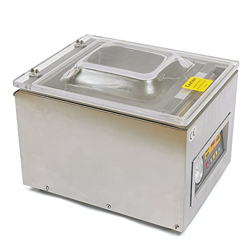 Vakuumierer Vakuumiergerät Vakuummaschine Einschweißgerät Edelstahl Industriell Profi Tisch DZ-260 120W – Bild 4