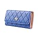 Jastore Elegant Lady Women Clutch Crown Wallet Long Purse Leather Wallet