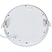 Brillhood 18W 8-inch Ultra-thin Round LED Recessed Ceiling Panel Down Light Lamp with Driver, 1440lm, 110W Incandescent Equivalent, 6000K (Cool White), Home, Office, Commercial Lighting, 10-Pack