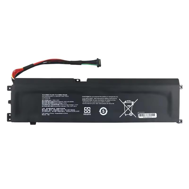 7XINbox 15.4V 65Wh 4221mAh RC30-0270 RZ09-0270 RZ09-03006 RZ09-02705E75-R3U1 4ICP5/46/108 Laptop Battery for Razer Hazel Blade 15 Base Stealth 2018 Series