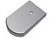 NDZ Performance Magazine Floor Base Plate for Beretta 92 & 96 9MM .40 S&W Laser Engraved Anodized Aluminum in Silver - Plain