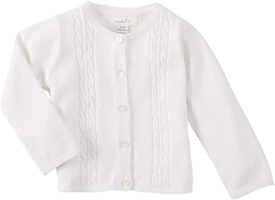 infant white cardigan
