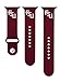Florida State University Seminoles Silicone Sport Band fits on Apple Watch - 38mm Maroon