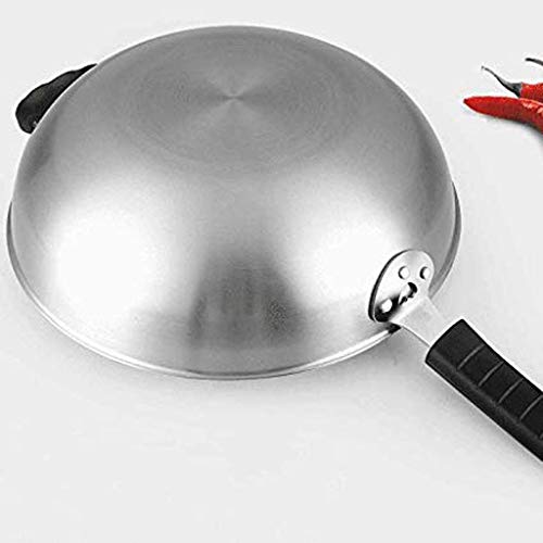 Non-Stick koekenpan, werk pan roestvrij staal werk 304 niet Stick Pot zonder coating elektromagnetische oven werk met 32… - Afbeelding 8