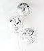 Modern Silver Foil Party Decoration Confetti Balloon (Thickened 12