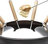Princess Fondue Set Pure Black Bamboo 1.5 L 800 W 8 forks view 11