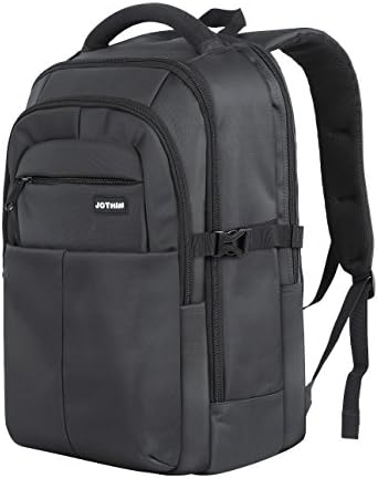 Jothin B725 Travel Business Laptop Backpack for Men Extra Large Rugged 17 inch Notebook Computer (Black)
