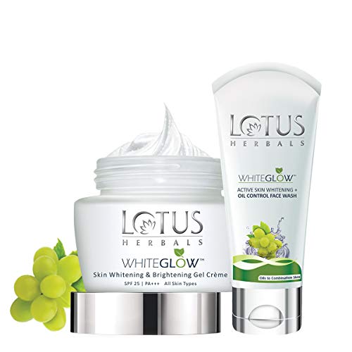 lotus herbal white glow face wash