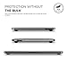 elago Ultra Slim Hard Case Compatible with MacBook Pro 15-inch with Touch Bar [A1990 / A1707][Version 2019/2018/2017/2016][Clear] - Full Protection, Access to All Features