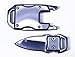 3 Pack - Knife Buckles with Safety Latches - Great for Paracord Bracelets or Keyfobs