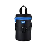 JJC Deluxe Lens Case Pouch for Canon EF 75-300mm f4.5-5.6/EF 24-105mm f4L/EF 16-35mm F4L/EF 100mm f2.8L,Nikon AF-S 24-70mm f2.8/16-35mm f4G/70-300mm f4.5-6.3G and other Lens below 3.15" x 6.69"(D x L)