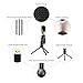 USB Microphone,SOONHUA Condenser Microphone for Computer with Desktop Stand for PC Laptop for Professional Studio Recording Podcast Gaming YouTube Video with Noise Canceling Technology