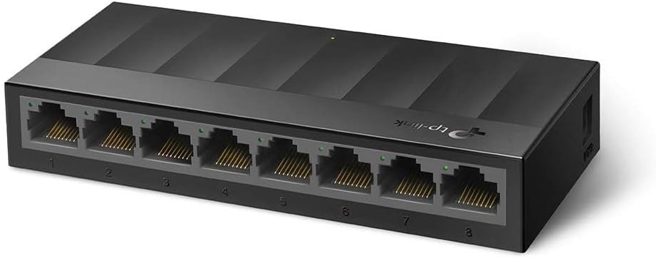 TP-Link LiteWave 8 Port Gigabit Switch LS1008G Desktop Plug and Play