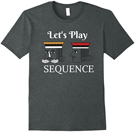 Mens Let's Play a Board Card Game T-Shirt XL Dark Heather