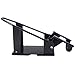 Goplus Motorcycle Wheel Chock Cradle Scooter Bike Stand Lift Mount Trailer (Black)