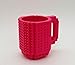 La Tartelette Build-On Brick Coffee Mug (Deep Pink) - 12 oz