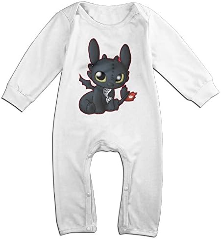 Chibi Toothless How To Train Your Dragon Night Fury Dragon Baby Onesie Romper Jumpsuit Bodysuits