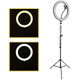 Ring Light Portátil Iluminador Led USB 26cm 3500k 5500k + Tripé