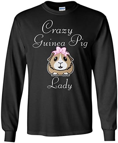 Crazy Guinea Pig Lady LS Ultra Cotton Tshirt