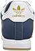 adidas Men's Samoa Retro Sneaker Running Shoe, Tech Ink White/Blue Bird, (9 M US)