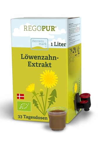 REGOPUR 1L I Bio Löwenzahn-Extrakt I Löwenzahnsaft von Blüten & Blättern