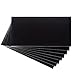 Aspect Peel and Stick Backsplash Ebony Glass Backsplash Tile for Kitchen and Bathrooms (8-Pack)