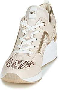 georgie embossed leather trainer