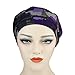Alnorm Slouchy Striped Beanie Hat Comfortable Headwrap Cap