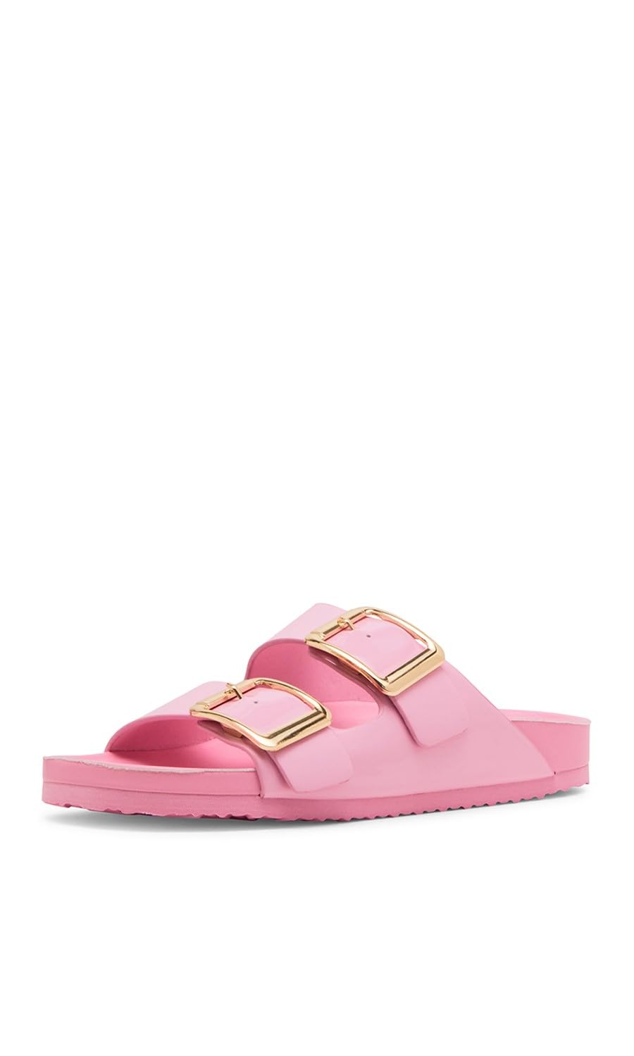 Madden Girl Women's Bodiee Slide Sandal, Light Pink