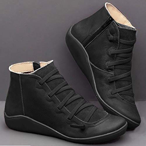 Ankle Boots for Women Low Heel Arch Support,Womens Fashion Ankle