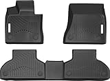 3D Complete Set Custom Fit All-Weather Floor Liners Floor Mats For Select 2014-2017 BMW X5/2015-2018 BMW X6 Front and Back Car