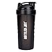 BOTTLE JOY 100 % BPA FREE Protein Shaker bottle with Large Capacity,Water bottle Shaker cups for protein shakes with Mixer ball 23oz 700ML for sports /Gym/Outdoor