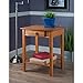Winsome Studio Home Office, End Table, Honey