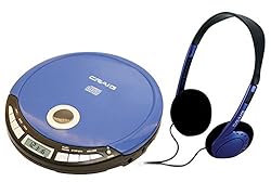 Craig CD2808-BL Personal CD Player with Headphones