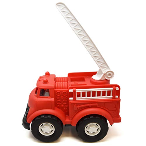 image for Number 1 in Gadgets Fire Truck Toy for Kids and Toddlers, Large Plasti