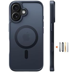 TORRAS iPhone 16 用 ケースマグネット搭載 耐衝撃 Guardian-Mag ブラック