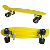 yl-bk Blank Vinyl Plastic Cruiser Skateboard Complete Penny Size 22