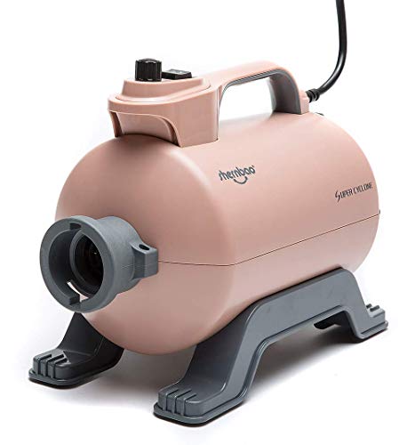 shernbao High Velocity Professional Dog Pet Grooming Hair Force Dryer Blower 5.0HP (Pink)