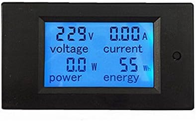 AC 80-260V 100A LCD Display Digital Current Voltage Power Energy Multimeter Ammeter Voltmeter with Current Transformer CT