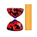 Firetoys Jester Medium Diabolo (R/Bk) with Aluminium Diablo Sticks (incl String) Bag