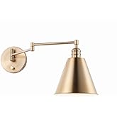 Maxim Library-1 Light Horizontal Swing Arm Wall Sconce-8 Inches Wide by 10.5 inches high-Heritage Finish