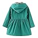 BINPAW Girl's Hooded Trench Coat