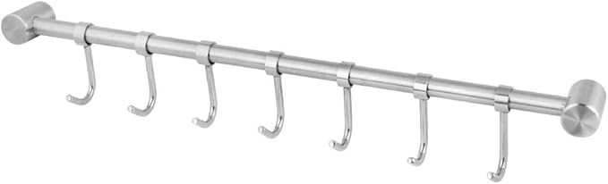 Support Mural Pour Ustensiles De Cuisine à Moins De 10, Support Mural Pour Ustensiles De Cuisine Sans Perçage, Crochets Muraux Pour Cuisine Et Salle De Bain, 2 Packs