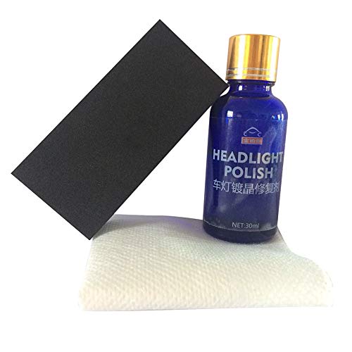 Flyingda Useful Cleansing Liquid Bottle Blue Package Car Headlights Oxidation Liquid Ceramic Coat Super Hydrophobic Glass Coating USPS