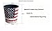 Independence Day Decorative Waste Bin - Vintage American Flag Design Waste Paper Basket for Bedroom, Kitchen,Bathroom, office or studio trash Can Garbage Wastebasket Rubbish Bin (American Flag)