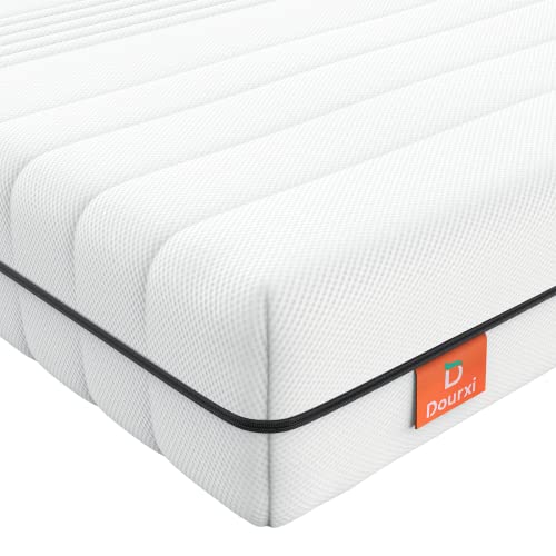 Dourxi 6 Inch Crib Mattress, Dual Sided Comfort Baby Memory Foam Toddler Bed Mattress with 100