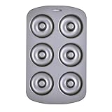 Mrs. Anderson’s Baking 43710 6-Cup Donut Pan, Carbon Steel with Quick-Release Non-Stick Coating